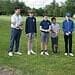 David Horsey pictured with the U12 coaching group,