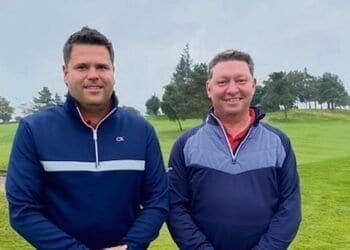Pictured James Cullen and John McHugh of Silverdale Golf Club.