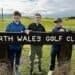 Junior golfers pictured at North Wales Golf Club.