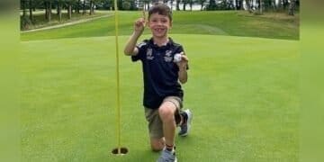 Walter, 7, Hits Hole-in-One in First Golf Round