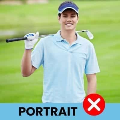 Check and adjust the orientation before uploading.