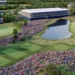 A CGI-rendered depiction of Hulton Park showcasing a Ryder Cup event.