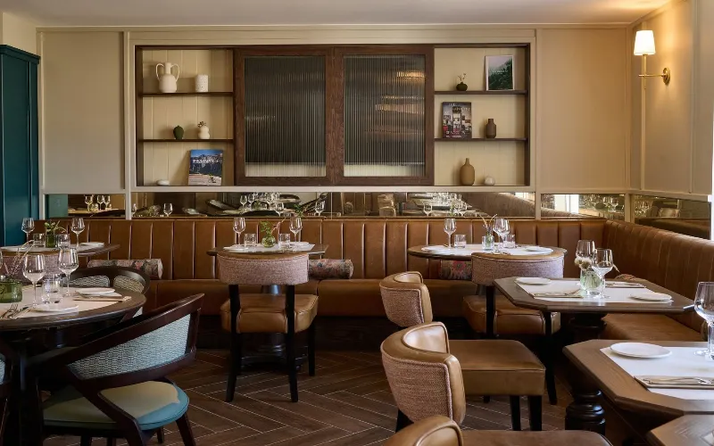 The restaurant at The Leddie.