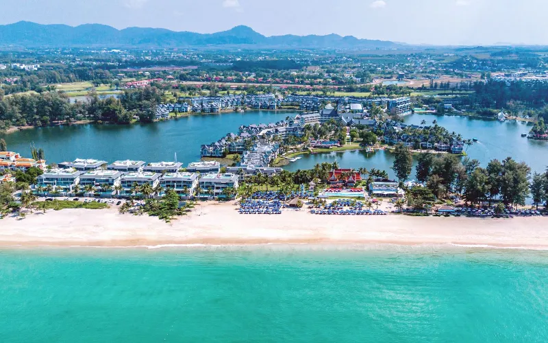 Thailand’s Longest Beach Club at Laguna Phuket.