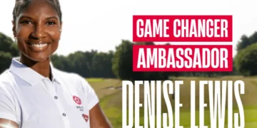 Denise Lewis promotes golf as ambassador.