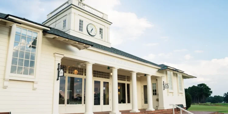 Elegant building with historical architecture.