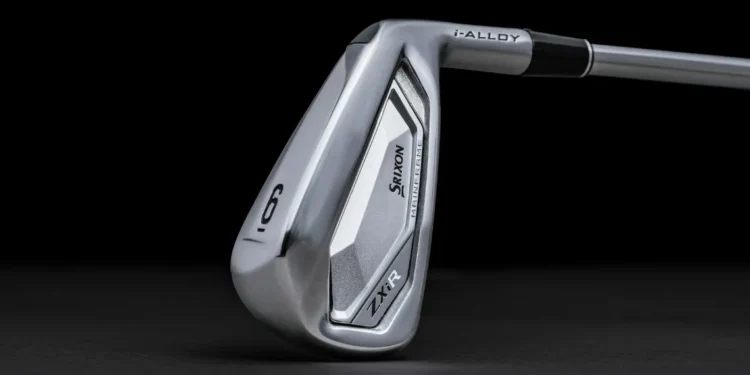 Srixon ZXiR game improvement irons with i-ALLOY material.
