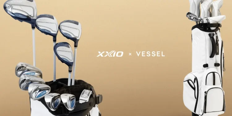 XXIO 14 Ladies Package Sets with exclusive VESSEL Player V Stand Bag white December 2025
