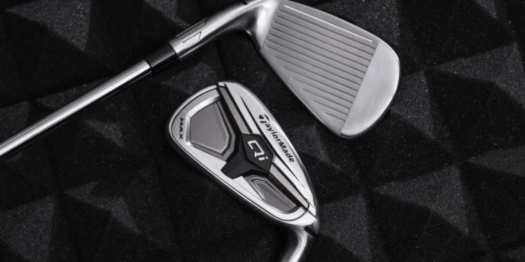 TaylorMade Qi Max and Qi Max HL game improvement irons sound stabilisation bar