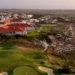 anoramic view of the West Cliffs golf course dunes and Atlantic coastline